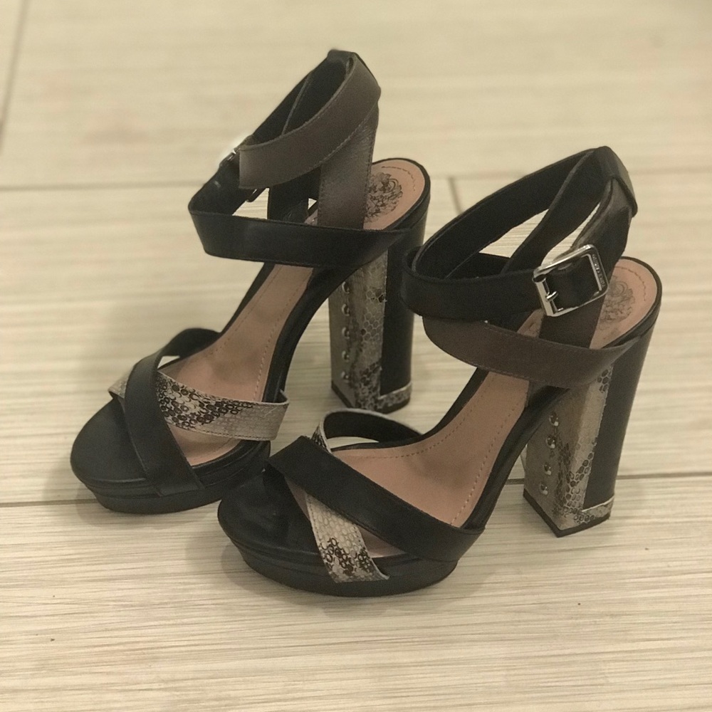 Vince Camuto Strappy Sandles with Block Heel